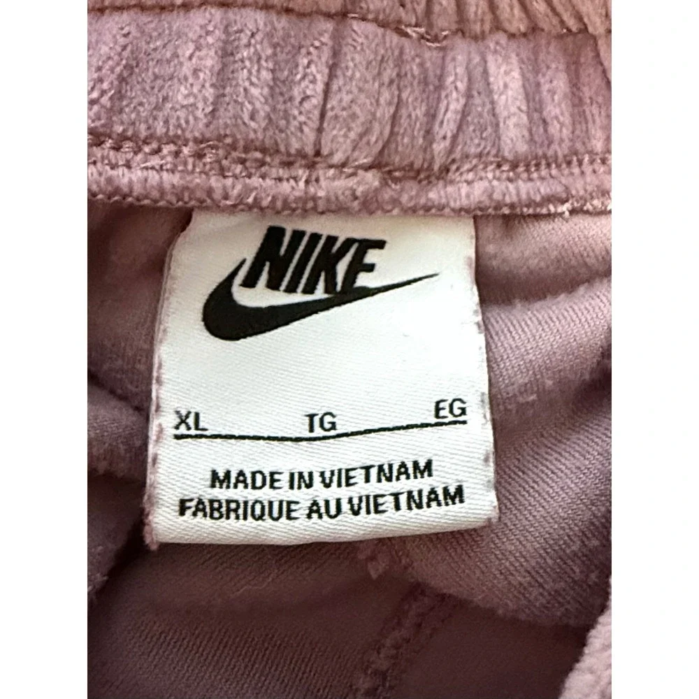 Nike‎ Velour Tracksuit Set Hoodie and Joggers Loungewear Matching Set Girls XL